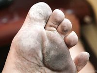 Feet - Jenya + Lena D- 2008-10-05 Barefoot trips to Russian towns. Tula