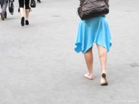 Feet - Jenya + Marina - 2006-06-29 Barefoot trips to Russian towns. Vladimir