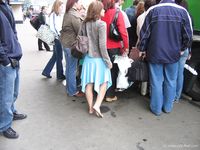 Feet - Jenya + Marina - 2006-06-29 Barefoot trips to Russian towns. Vladimir