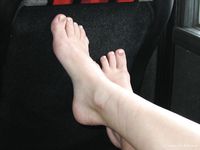 Feet - Jenya + Marina - 2006-06-29 Barefoot trips to Russian towns. Vladimir