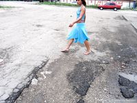 Feet - Jenya + Marina - 2006-06-29 Barefoot trips to Russian towns. Vladimir