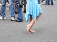 Feet - Jenya + Marina - 2006-06-29 Barefoot trips to Russian towns. Vladimir