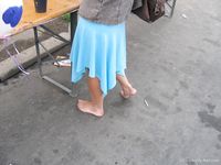 Feet - Jenya + Marina - 2006-06-29 Barefoot trips to Russian towns. Vladimir