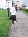 Feet - Jenya + Marina - 2006-06-29 Barefoot trips to Russian towns. Vladimir