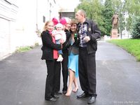 Feet - Jenya + Marina - 2006-06-29 Barefoot trips to Russian towns. Vladimir