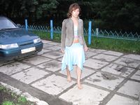 Feet - Jenya + Marina - 2006-06-29 Barefoot trips to Russian towns. Vladimir