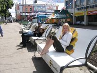 Feet - Jenya + Marina - 2006-06-29 Barefoot trips to Russian towns. Vladimir
