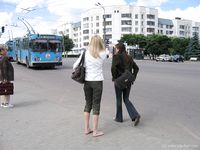 Feet - Jenya + Marina - 2006-06-29 Barefoot trips to Russian towns. Vladimir