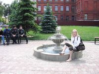 Feet - Jenya + Marina - 2006-06-29 Barefoot trips to Russian towns. Vladimir