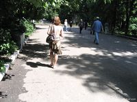 Feet - Jenya + Marina - 2006-06-29 Barefoot trips to Russian towns. Vladimir