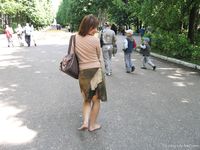 Feet - Jenya + Marina - 2006-06-29 Barefoot trips to Russian towns. Vladimir