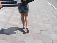 Feet - Jenya + Tanya - 2006-10-01 Barefoot trips to Russian towns. Tver