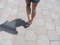 Feet - Jenya + Tanya - 2006-10-01 Barefoot trips to Russian towns. Tver