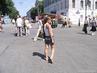 Feet - Jenya + Tanya - 2006-10-01 Barefoot trips to Russian towns. Tver