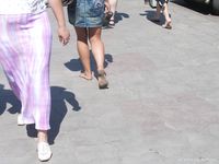 Feet - Jenya + Tanya - 2006-10-01 Barefoot trips to Russian towns. Tver