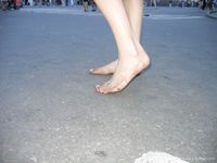 Feet - Jenya + Tanya - 2006-10-01 Barefoot trips to Russian towns. Tver