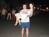 Feet - Jenya + Tanya - 2006-10-01 Barefoot trips to Russian towns. Tver