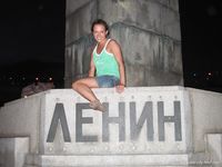 Feet - Jenya + Tanya - 2006-10-01 Barefoot trips to Russian towns. Tver