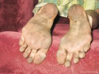 Feet - Jenya + Tanya - 2006-10-01 Barefoot trips to Russian towns. Tver