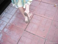 Feet - Jenya + Tanya - 2006-10-01 Barefoot trips to Russian towns. Tver