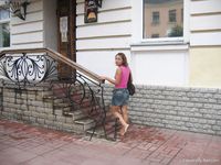 Feet - Jenya + Tanya - 2006-10-01 Barefoot trips to Russian towns. Tver