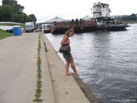 Feet - Jenya + Tanya - 2006-10-01 Barefoot trips to Russian towns. Tver