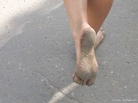 Feet - Jenya + Tanya - 2006-10-01 Barefoot trips to Russian towns. Tver
