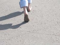 Feet - Jenya + Tanya - 2006-10-01 Barefoot trips to Russian towns. Tver