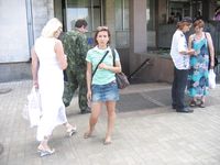 Feet - Jenya + Tanya - 2006-10-01 Barefoot trips to Russian towns. Tver