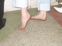 Feet - Jenya + Tanya - 2006-10-01 Barefoot trips to Russian towns. Tver