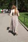 Feet - Jenya B - 2015-11-25 A shy girl in a long dress