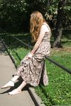 Feet - Jenya B - 2015-11-25 A shy girl in a long dress