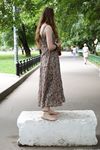 Feet - Jenya B - 2015-11-25 A shy girl in a long dress