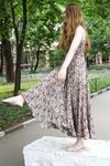 Feet - Jenya B - 2015-11-25 A shy girl in a long dress