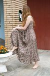 Feet - Jenya B - 2015-11-25 A shy girl in a long dress