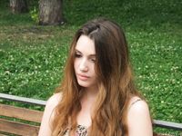 Feet - Jenya B - 2015-11-25 A shy girl in a long dress