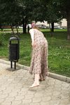 Feet - Jenya B - 2015-11-25 A shy girl in a long dress