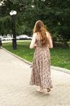 Feet - Jenya B - 2015-11-25 A shy girl in a long dress