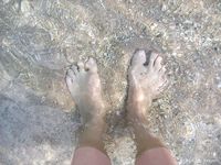 Feet - Julia A + Krista - 2006-01-31 Egyptian barefoot adventures