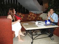 Feet - Julia A + Krista - 2006-01-31 Egyptian barefoot adventures