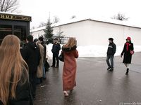 Feet - Julia A + Nastya - 2005-03-15 In public without shoes