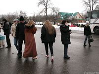 Feet - Julia A + Nastya - 2005-03-15 In public without shoes