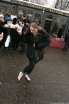 Feet - Julia A + Nastya - 2005-03-15 In public without shoes