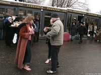 Feet - Julia A + Nastya - 2005-03-15 In public without shoes