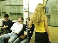 Feet - Julia A - 2006-01-22 Barefoot shopping