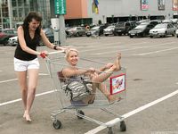 Feet - Julia C + Unknown brunette - 2012-01-08 Weekend shopping