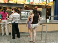 Feet - Julia C + Unknown brunette - 2012-01-08 Weekend shopping