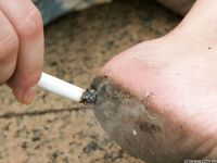 Feet - Julia E - 2011-11-28 Evening barefoot stroll