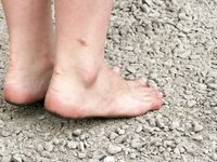 Feet - Julia E - 2011-11-28 Evening barefoot stroll