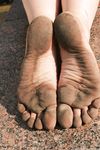 Feet - Julia E - 2011-11-28 Evening barefoot stroll